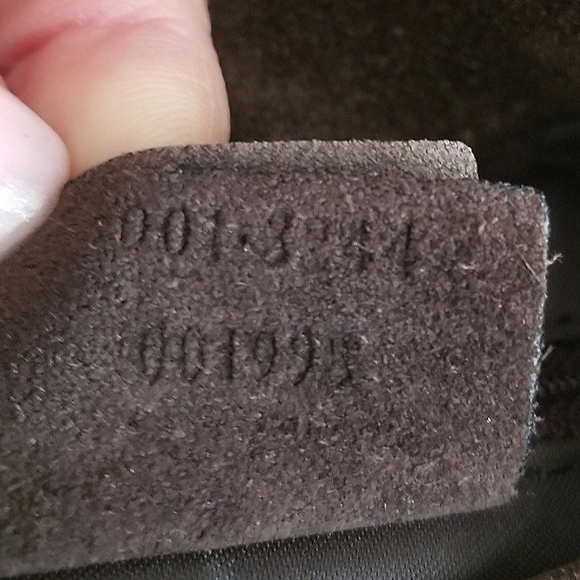 GUCCI SUEDE SHOULDER BAG BROWN SUEDE LEATHER - Picture 9 of 17